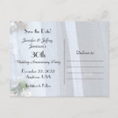 Bewaar de datum 30e Jubileum Aankondiging (Achterkant)