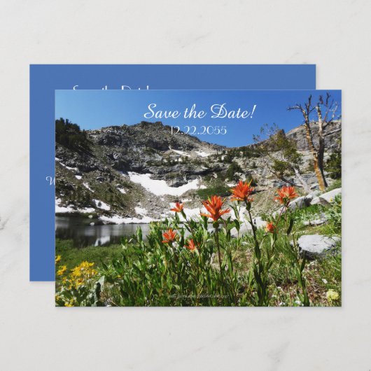 Bewaar de datum 60e Jubileum Aankondiging (Voorkant / Achterkant)