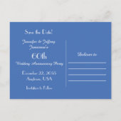 Bewaar de datum 60e Jubileum Aankondiging (Achterkant)