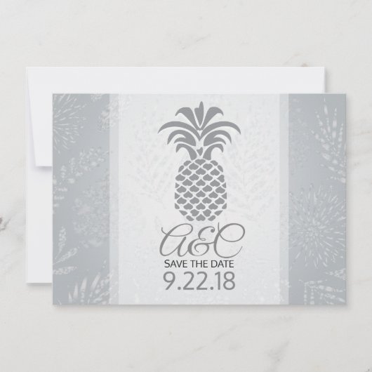 Bewaar de datum Ananas Save The Date (Voorkant)