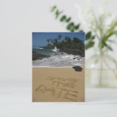 Bewaar de datum - Beach Aankondigingskaart (Staand voorkant)
