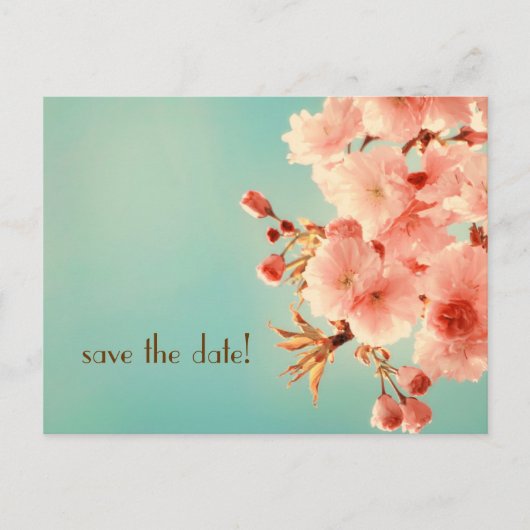 "Bewaar de datum!" Briefkaart (Voorkant)