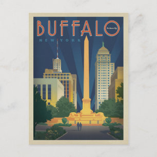 Bewaar de datum - Buffalo, NY Aankondigingskaart