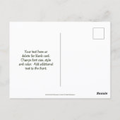 Bewaar de datum Bullfrog Natuur Briefkaart (Achterkant)