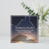 Bewaar de datum Claddagh Save The Date (Staand voorkant)