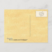 Bewaar de datum! Damask Invitation Briefkaarten (Achterkant)