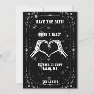 Bewaar de datum De Liefenden Tarotkaart Save The Date
