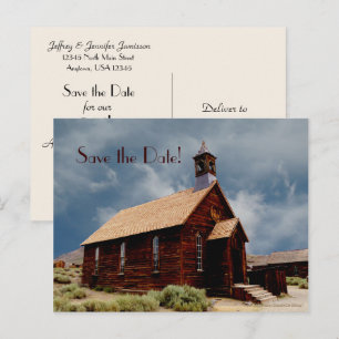 Bewaar de datum ELK Jubileum Party Old WoodChurch Aankondigingskaart