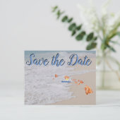 Bewaar de datum Honolulu Hawaii Wedding Briefkaart (Staand voorkant)