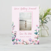 Bewaar de datum kaart (Staand voorkant)