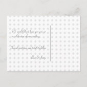 Bewaar de datum Kissing Pop Birds Briefkaart (Achterkant)