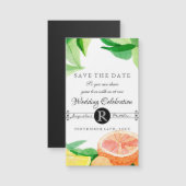 Bewaar de datum Magneten Citrusvruchten Citroen Si (Voorkant / Achterkant)