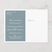 Bewaar de datum Nantucket Wedding Brant Point Ligh Aankondigingskaart (Achterkant)