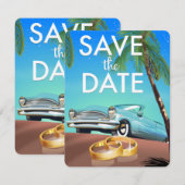 Bewaar de datum oldtimer en trouwringen. (Voorkant / Achterkant)