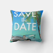 Bewaar de datum oldtimer en trouwringen. kussen (Achterkant)