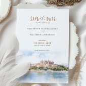 Bewaar de datum Palma de Mallorca Spanje Bestemmin Kaart