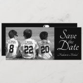Bewaar de datum ringdrager fotokaarten save the date (Voorkant / Achterkant)