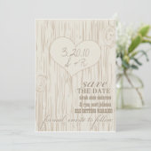 Bewaar de datum save the date (Staand voorkant)