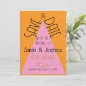 Bewaar de datum save the date (Staand voorkant)