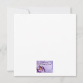 Bewaar de datum Trouwkaart orchidee Save The Date (Achterkant)