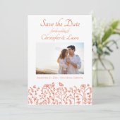 Bewaar de datum Verona Sunset Wedding Cards Save The Date (Staand voorkant)