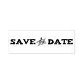 Bewaar de datum voor aankondigingen, bruiloften  zelfinktende stempel (Design)