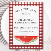 Bewaar de datum Watermelon Family Reunion Save The Date