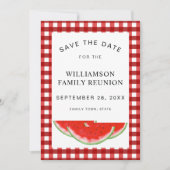 Bewaar de datum Watermelon Family Reunion Save The Date (Voorkant)