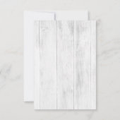 Bewaar de datum Waterverf Floral Wedding Kaart (Achterkant)