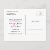 Bewaar de datum Wedding Birds Briefkaart (Achterkant)