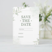 Bewaar de datumkaart save the date (Staand voorkant)