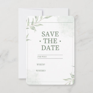 Bewaar de datumkaart save the date