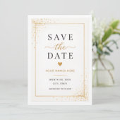 Bewaar de datumkaart save the date (Staand voorkant)