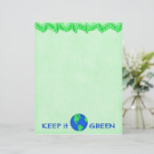 Bewaar de groene ruimte Kunst (Staand voorkant)