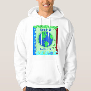 Bewaar de groene ruimte Kunst Hoodie