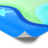 Bewaar de groene ruimte Kunst Poster (Hoek)