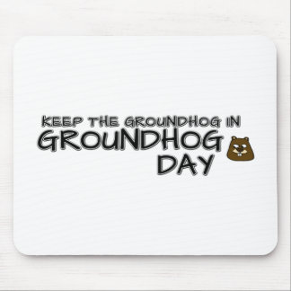 Bewaar de grondhog in Groundhog Day Muismat