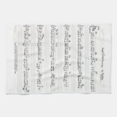 Bewaar de keukenhanddoek voor het beloofde blad Mu (Horizontaal)