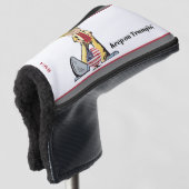 Bewaar de Trumpin. Golfheadcover (3/4 voorkant)