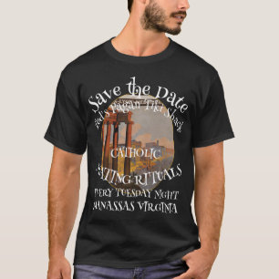 BEWAAR DEZE DATUM PRESBYTERIAANSE PARINGS RITUELEN T-SHIRT