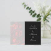 "Bewaar deze speciale datum" - Red Rose Bouquet Briefkaart (Staand voorkant)