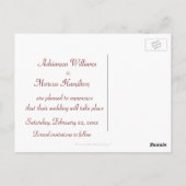 "Bewaar deze speciale datum" - Red Rose Bouquet Briefkaart (Achterkant)