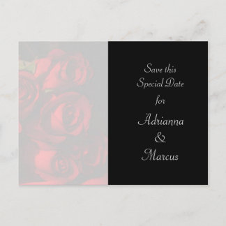 "Bewaar deze speciale datum" - Red Rose Bouquet Briefkaart