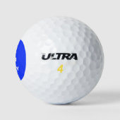 BEWAAR EEN CARRY OP Blauw Golfballen (Logo)