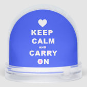 BEWAAR EEN CARRY OP Blauw Sneeuwbol (Achterkant)