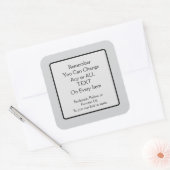 Bewaar een Link Square Sticker (Envelop)