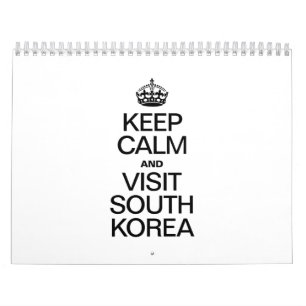 BEWAAR EN BEZOEK ZUID-KOREA KALENDER