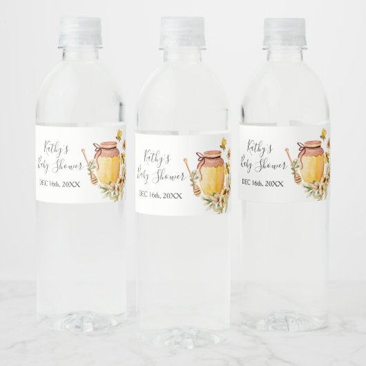 Bewaar Fles Baby shower Water Fles Etiket (Flessen)