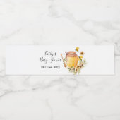 Bewaar Fles Baby shower Water Fles Etiket (Enkel label)