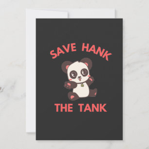 Bewaar Hank The Tank Grappig Feestdagenkaart